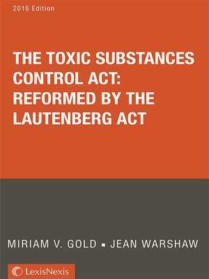 cover image of The Toxic Substances Control Act